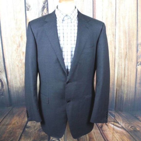CANALI Men's Suit 46L 2 Button Dual Vent 36x32 - Picture 3 of 8